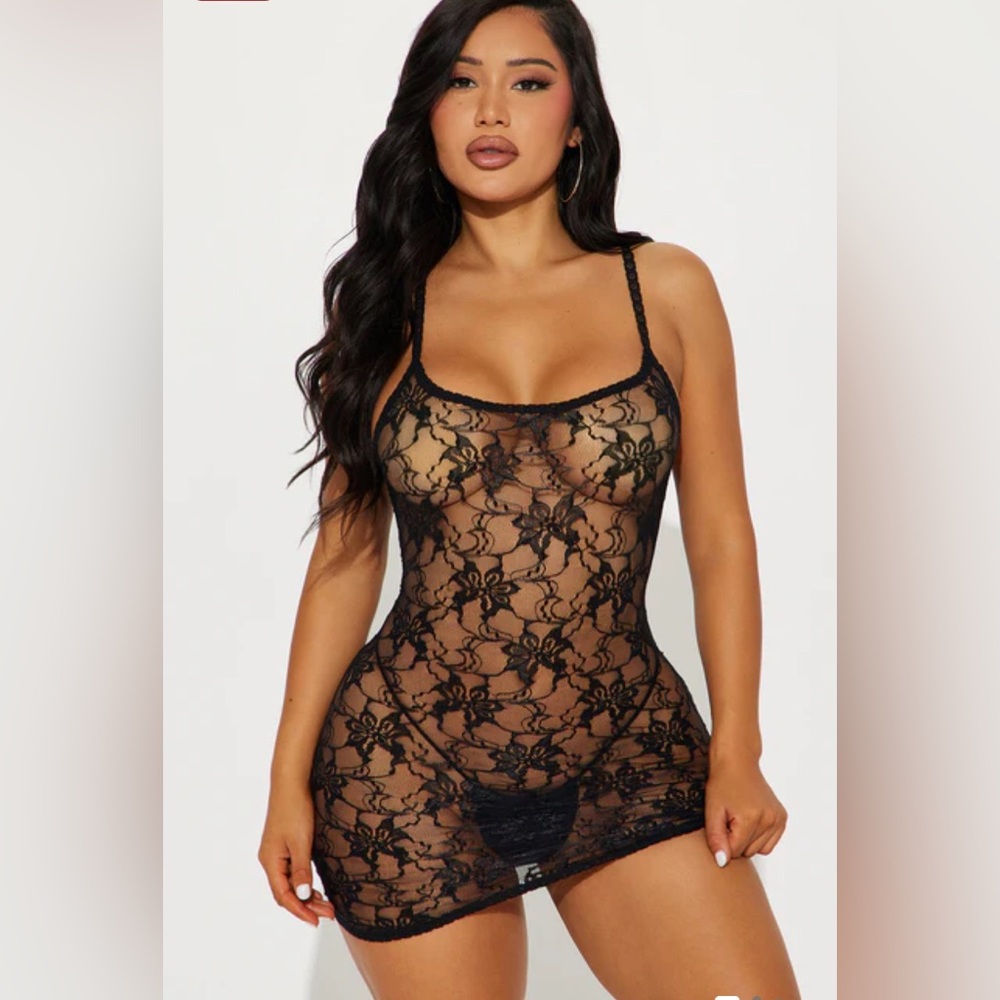 New fashion novaBlack Lace chemise